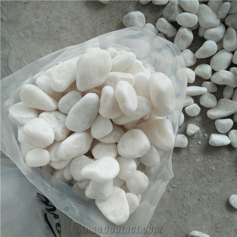 Best Quality Rock Snow White Stone for Decoration