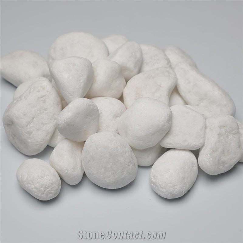 Best Quality Rock Snow White Stone for Decoration