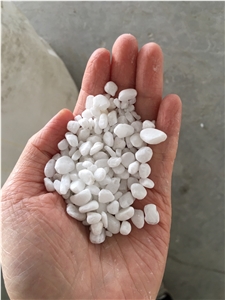 Chip White Pebbles Crush Stone
