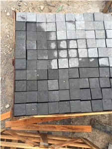 Cobbles Basalt Cobblestone, Viet Nam Black Basalt Cubes