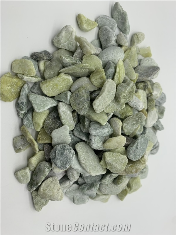 Green Pebbles Rocks Stone for Garden