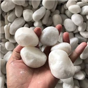 High Quality White Decoration Gravel Pebble Stone