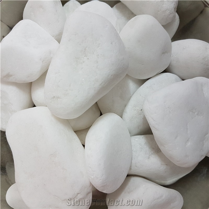 High Quality White Decoration Gravel Pebble Stone
