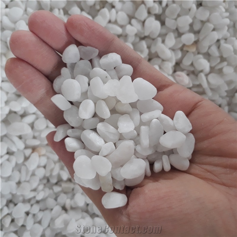 Marble Chip White Pebbles Stone