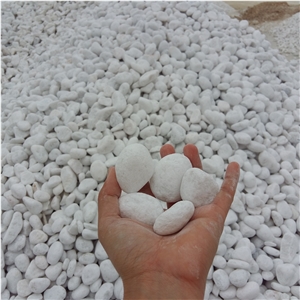 Natural Marble White Pebble Stone for Decoration