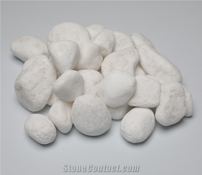 Natural White Pebble Stone for Decoration