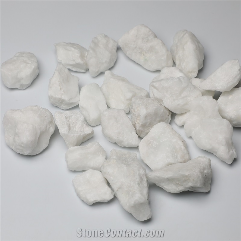 Pure White Aggregate Gravel Crushed Stone