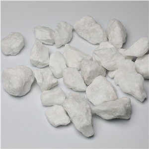 Pure White Aggregate Gravel Crushed Stone