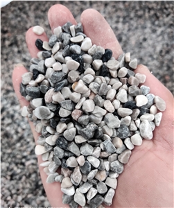 Small Dark Grey Light Grey Pebble Stone