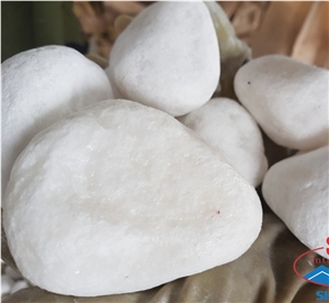 Washed Snow White Rock Landscaping Pebble Stone