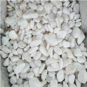 White Marble Chip Stone Pebbles Tumbled