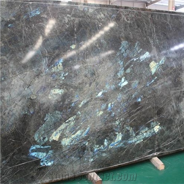 Brazil Stone Labradorite Blue Granite Slabs Price