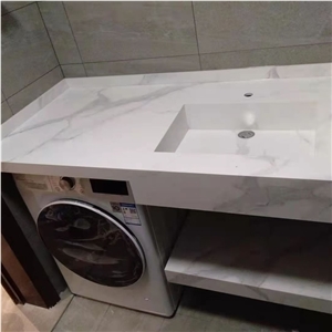 Calacatta White Sintered Stone Sink