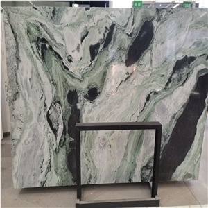 Cloud Green Marble Slabs Home Decoration Price