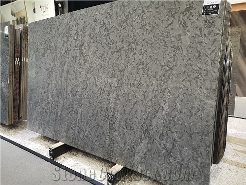 Luxury Brushed Matrix Black Granite Slabs Price