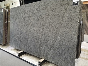 Luxury Brushed Matrix Black Granite Slabs Price