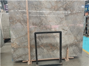 Luxury Grey Tundra with Gold Vein Marble Price