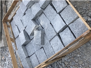Cheap Grey Cube Stone Pavers Cobblestone