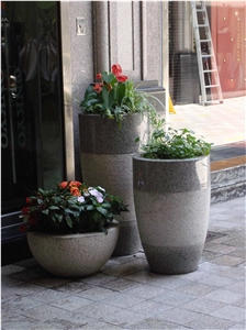G603 Garden Flower Pots Stone Flowerpots Planpot