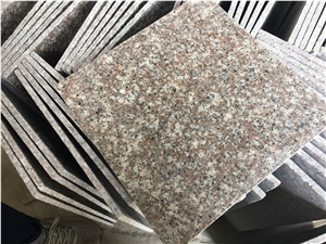 G664 China Cheap Red Pink Tiles Slabs