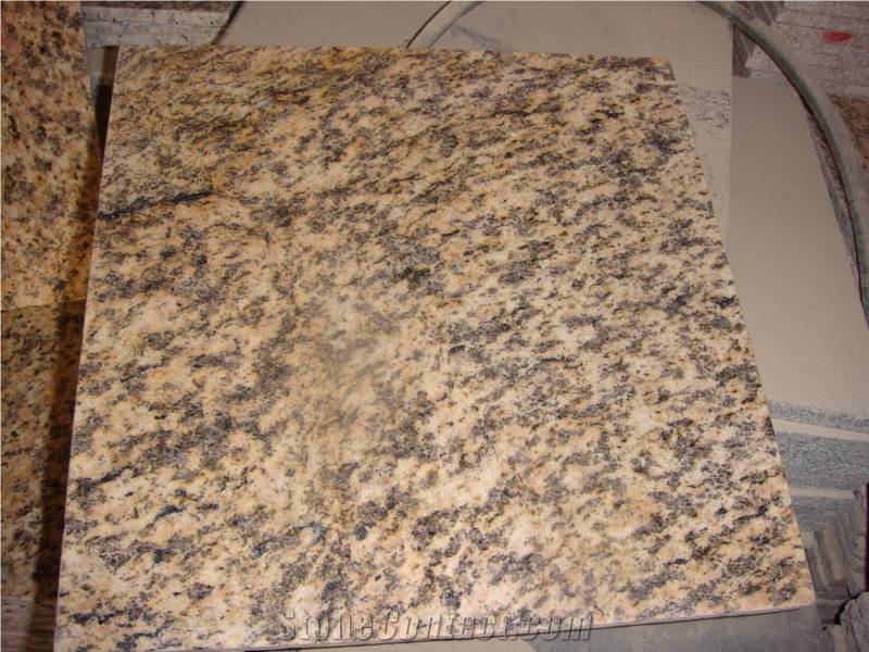 Tiger Skin Yellow Granite Slabs,Floor / Wall Tiles