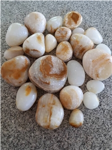 White Marble Pebble, Gravel, Crushed Stone