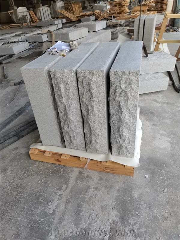 North G603 Granite Thickest Mushroom Stone Wall