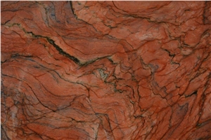 Red Tempest Quartzite Slabs, Brazil Red Quartzite