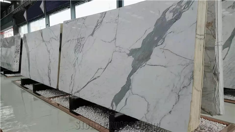 Bianco Calacatta Gold Marble Polishes Slabs&Tiles