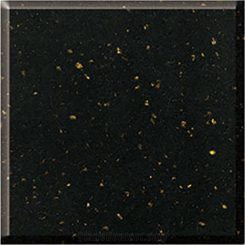 Black Galaxy Quartz Slabs&Tiles