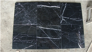 Black Marble Nero Maquina Tiles, Marble Slabs