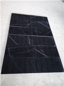 Black Marble Nero Maquina Tiles, Marble Slabs