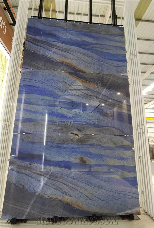 Brazil Azul Macaubas Quartzite Slabs & Tiles