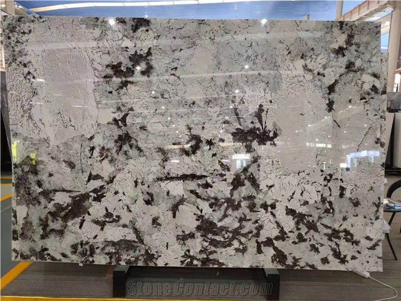 Brazil Snow Mountain Silver Fox Granite Slabs&Tile