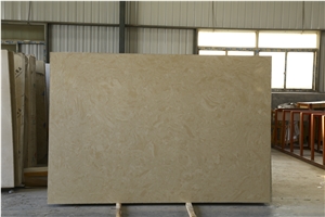China Artificial Madison Gold Marble Slabs Tiles
