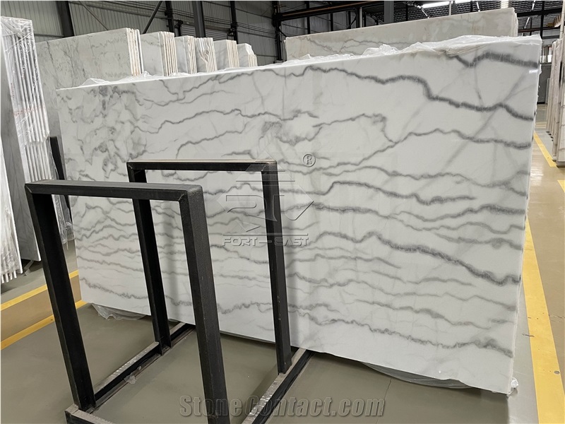 China Nautral Guangxi White Marble Slabs&Tiles