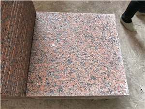 G562 Granite, Guangxi Red Flamed Tiles