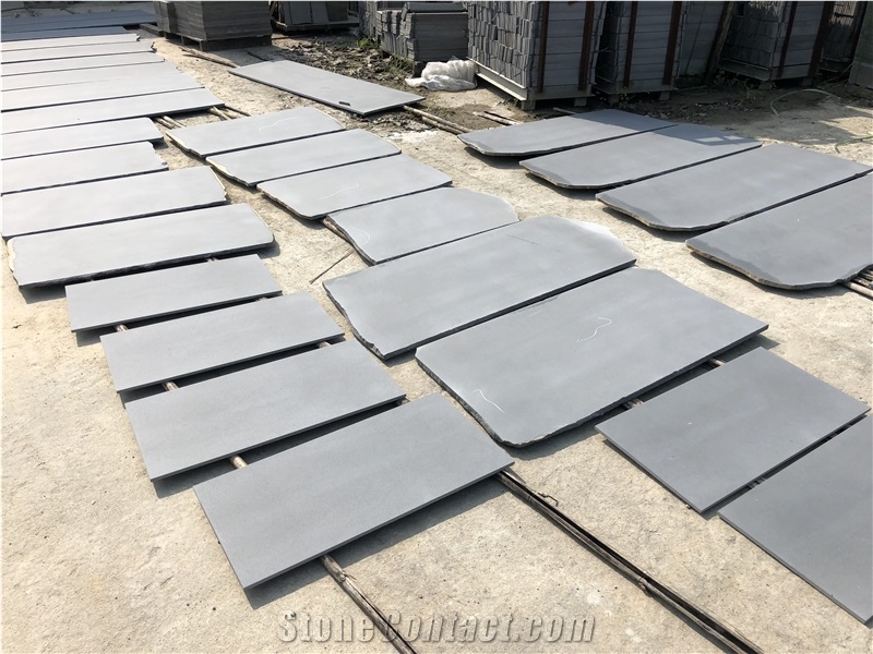 Hainan Grey Basalt Tiles, Lava Stone Floor Tiles