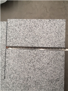 Hubei White Grey Granite Flamed Pavers Stone Tiles