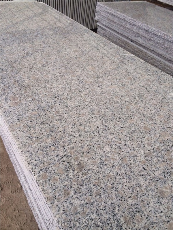 Jade White Granite, G383 Granite Polished Slabs