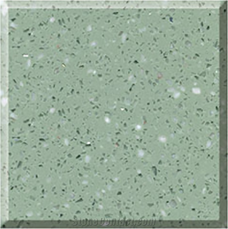 Light Green Quartz Stone Slabs&Flooring Tiles