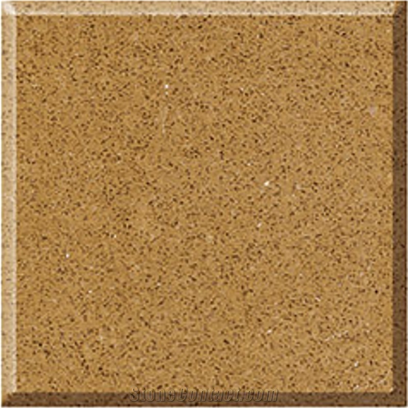 Artificial Pearl Brown Quartz Slabs&Tiles