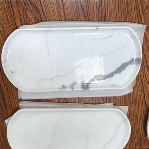 Marble Sushi Serving Tray, Staturio or Calacatta