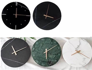 Marble Wall Clock in Different Colors