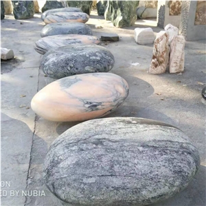 Cobble and Pebble Garden Sitting Rocks Stone
