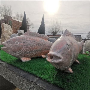 Garden Sculpture Statues Home Decor Fish Statue
