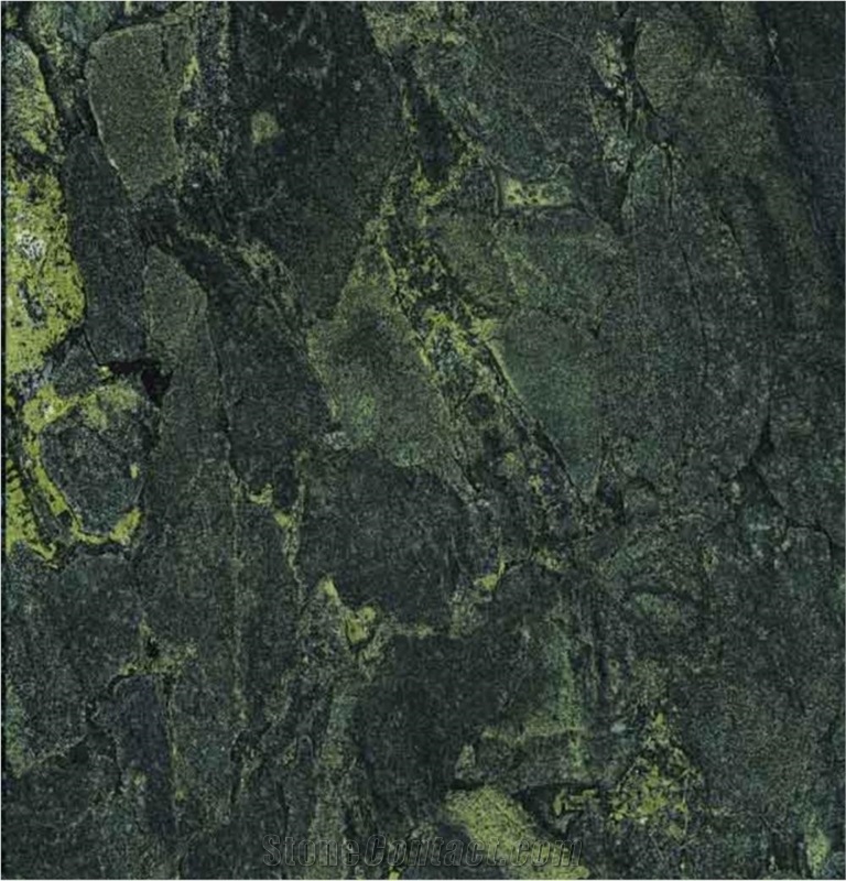 Dark Green Granite Tile Slab