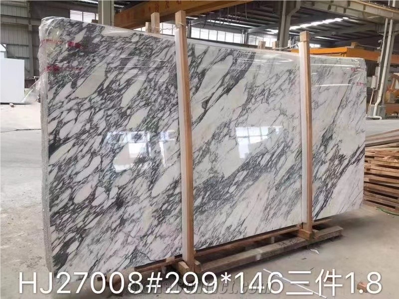 Arabescato Marble Slab and Tiles for Project