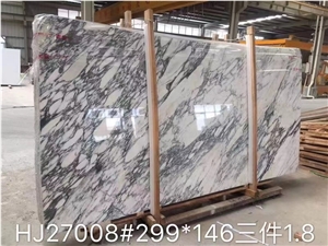 Arabescato Marble Slab and Tiles for Project