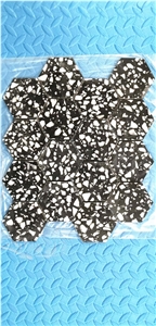 Black Terrazzo Mosaic Tile